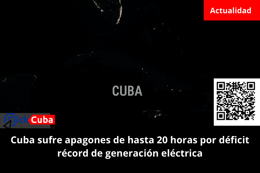 Cuba sufre apagones de hasta 20 horas por déficit récord de generación&nbsp;eléctrica