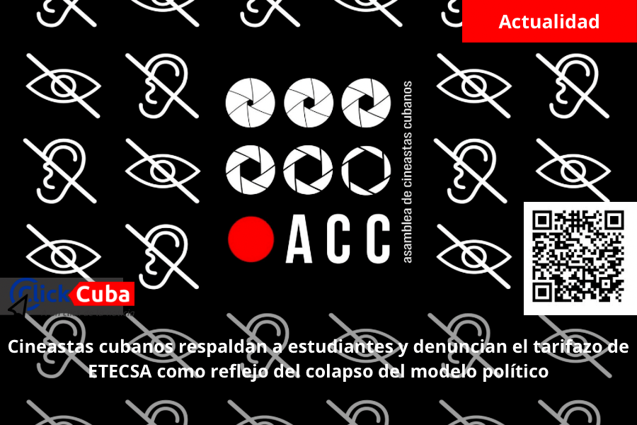 Cineastas cubanos respaldan a estudiantes y denuncian el tarifazo de ETECSA como reflejo del colapso del modelo&nbsp;político
