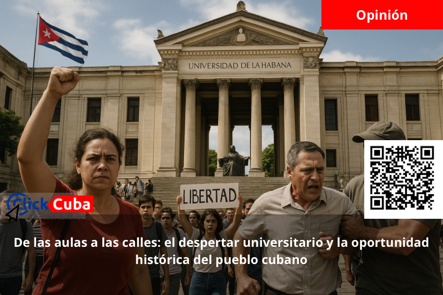 De las aulas a las calles: el despertar universitario y la oportunidad histórica del pueblo cubano