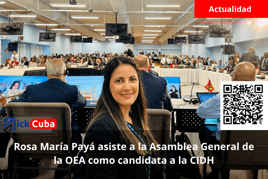 Rosa María Payá asiste a la Asamblea General de la OEA como candidata a la&nbsp;CIDH