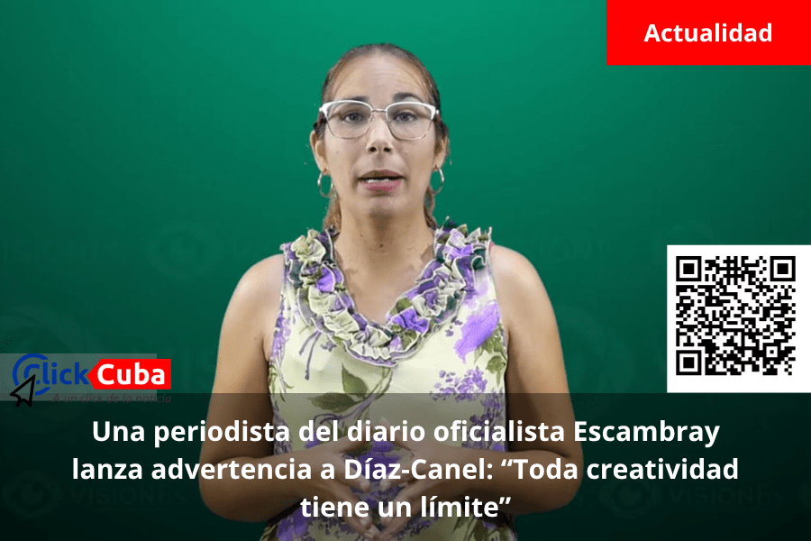 Una periodista del diario oficialista Escambray lanza advertencia a Díaz-Canel: “Toda creatividad tiene un&nbsp;límite”