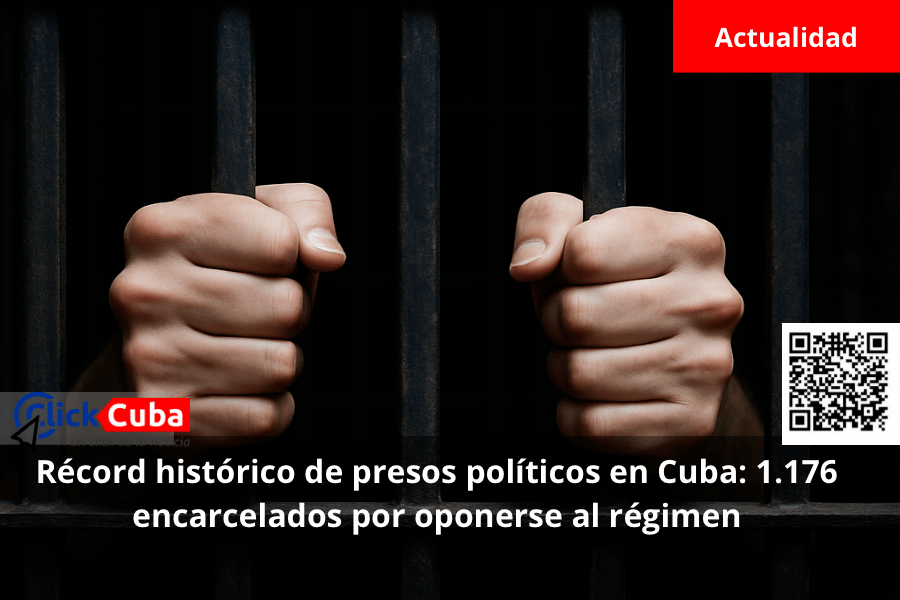 Récord histórico de presos políticos en Cuba: 1.176 encarcelados por oponerse al&nbsp;régimen