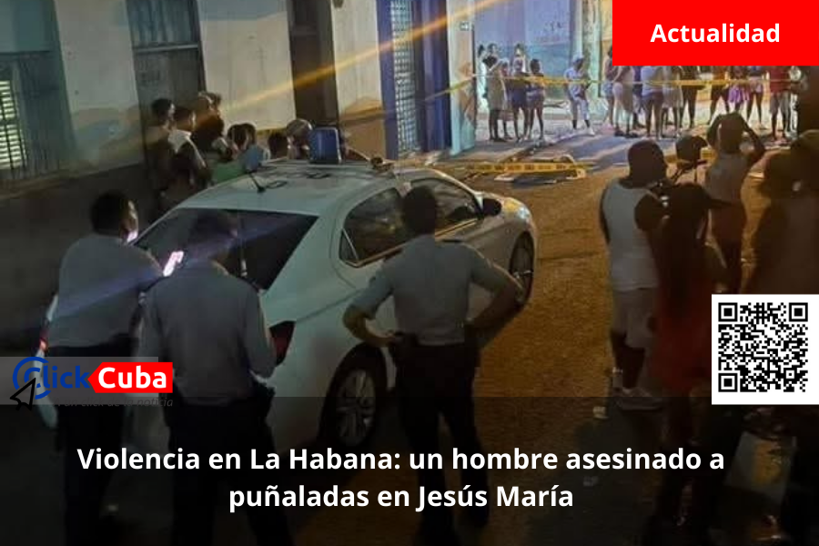 Violencia en La Habana: un hombre asesinado a puñaladas en Jesús María