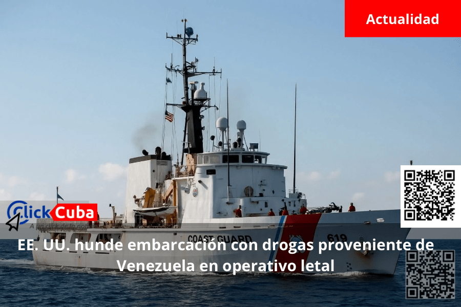 EE. UU. hunde embarcación con drogas proveniente de Venezuela en operativo&nbsp;letal