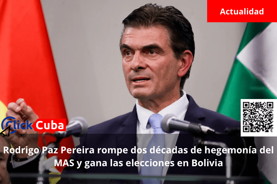 Rodrigo Paz Pereira rompe dos décadas de hegemonía del MAS y gana las elecciones en&nbsp;Bolivia