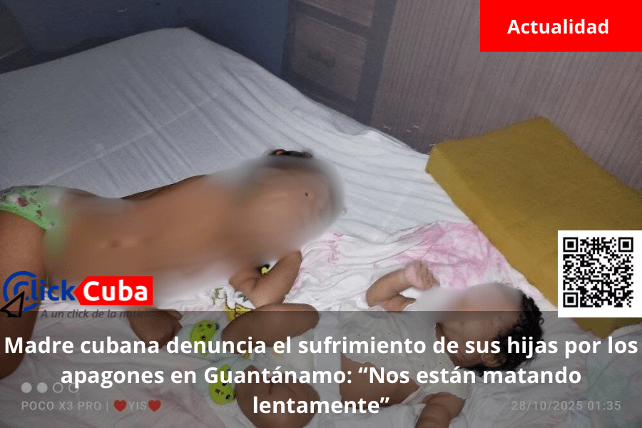 Madre cubana denuncia el sufrimiento de sus hijas por los apagones en Guantánamo: “Nos están matando&nbsp;lentamente”