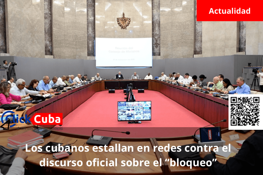 Los cubanos estallan en redes contra el discurso oficial sobre el&nbsp;“bloqueo”