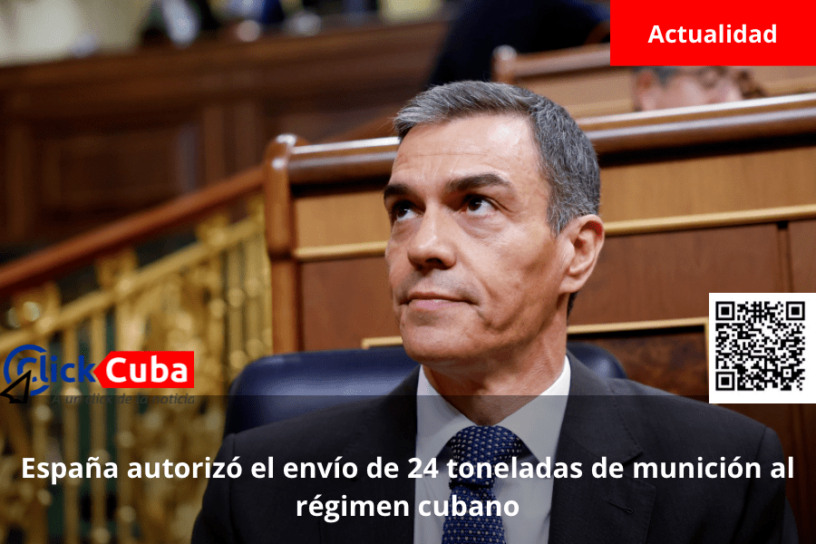 España autorizó el envío de 24 toneladas de munición al régimen&nbsp;cubano