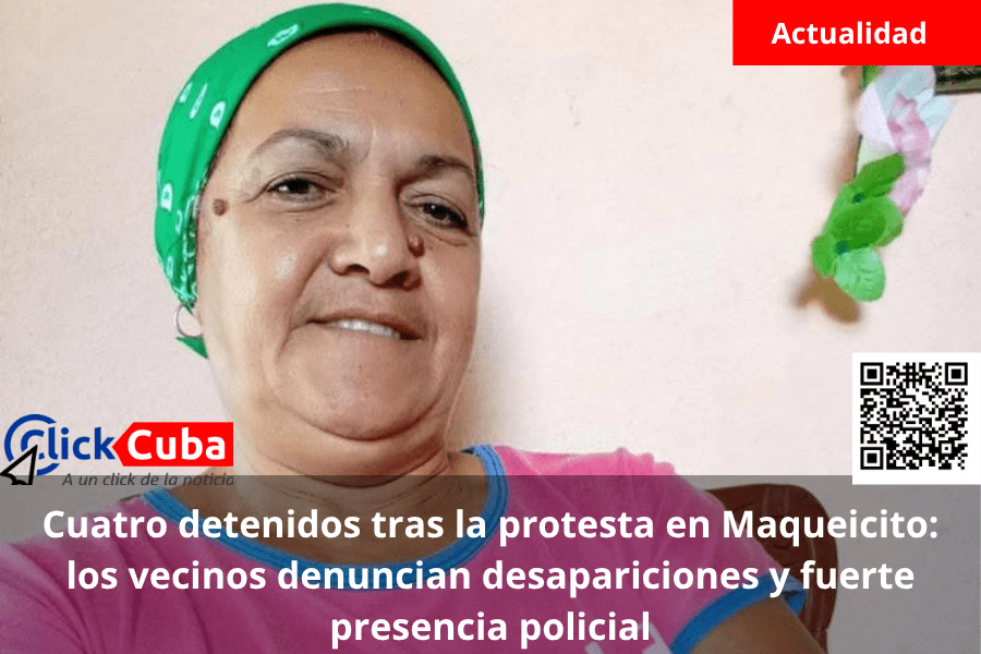 Cuatro detenidos tras la protesta en Maqueicito: los vecinos denuncian desapariciones y fuerte presencia&nbsp;policial