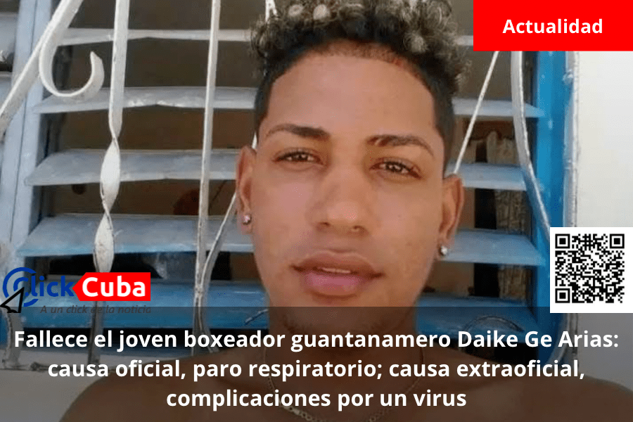 Fallece el joven boxeador guantanamero Daike Ge Arias: causa oficial, paro respiratorio; causa extraoficial, complicaciones por un&nbsp;virus