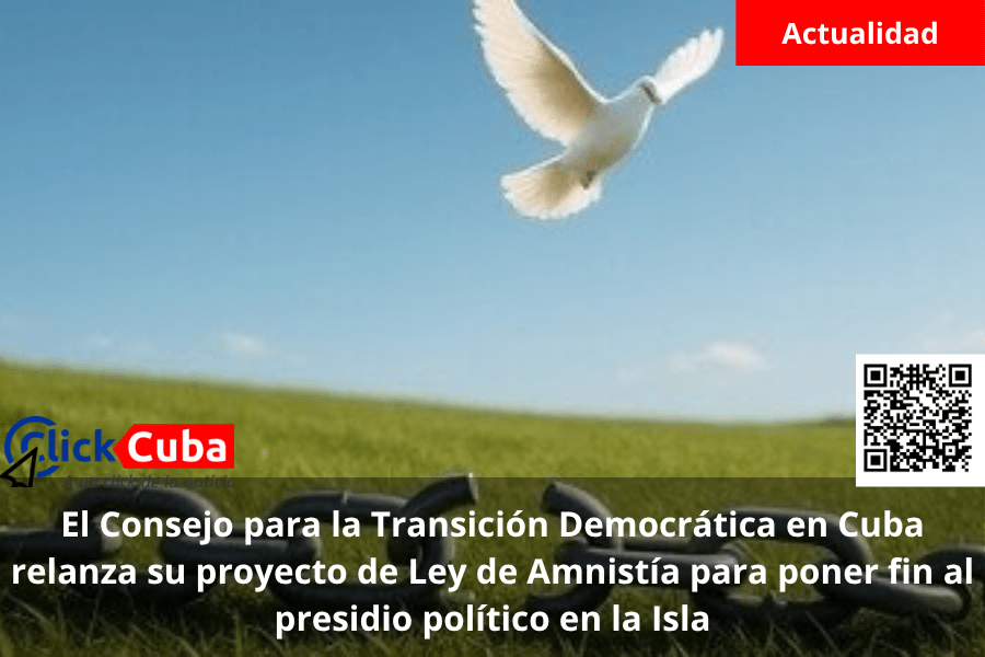 El Consejo para la Transición Democrática en Cuba relanza su proyecto de Ley de Amnistía para poner fin al presidio político en la&nbsp;Isla