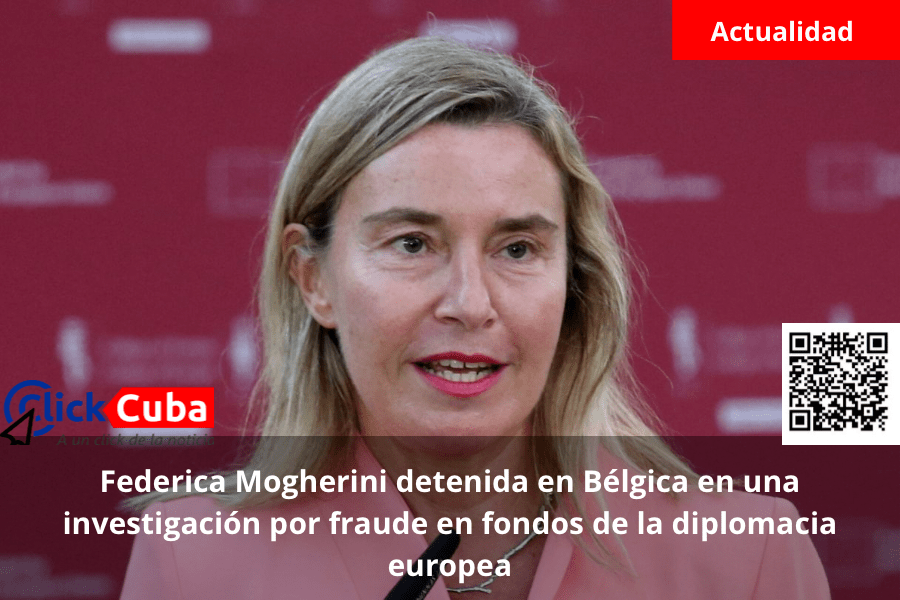 Federica Mogherini detenida en Bélgica en una investigación por fraude en fondos de la diplomacia&nbsp;europea