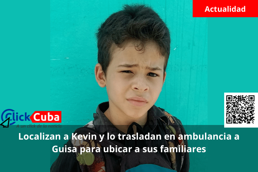 Localizan a Kevin y lo trasladan en ambulancia a Guisa para ubicar a sus&nbsp;familiares