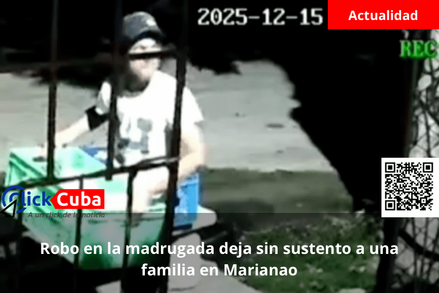 Robo en la madrugada deja sin sustento a una familia en&nbsp;Marianao