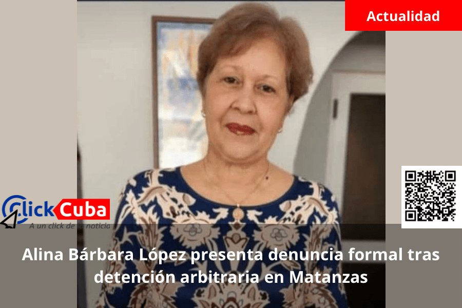 Alina Bárbara López presenta denuncia formal tras detención arbitraria en&nbsp;Matanzas