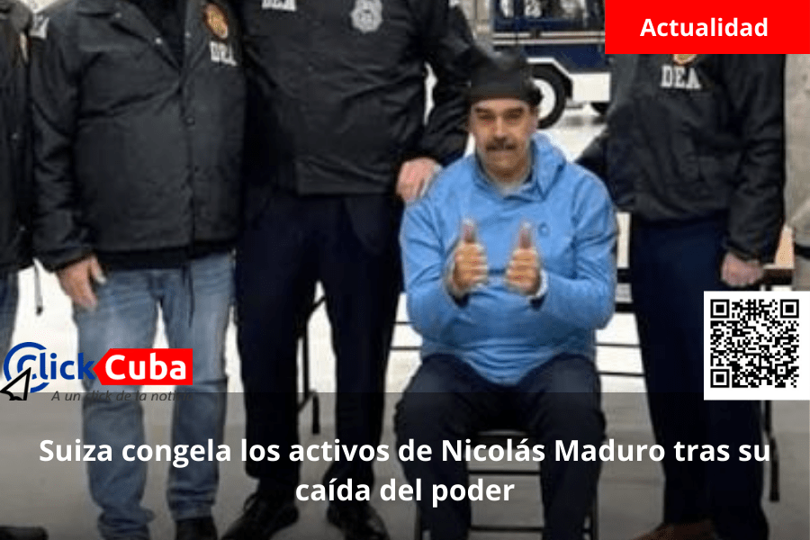 Suiza congela los activos de Nicolás Maduro tras su caída del&nbsp;poder