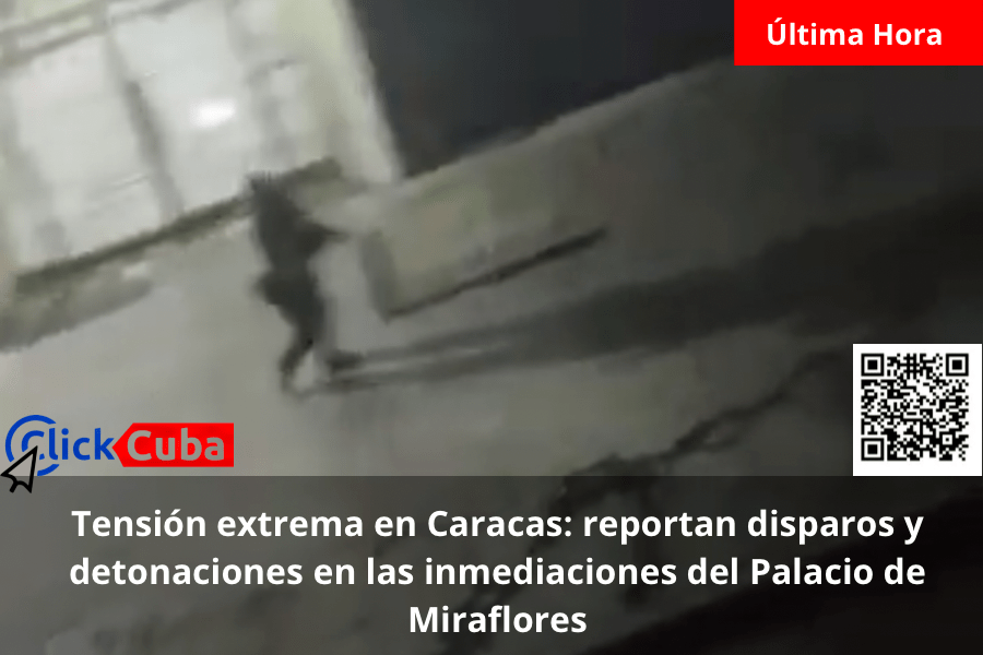 Tensión extrema en Caracas: reportan disparos y detonaciones en las inmediaciones del Palacio de Miraflores