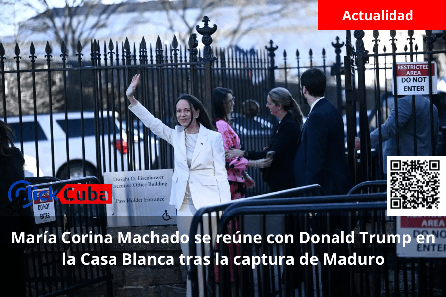 María Corina Machado se reúne con Donald Trump en la Casa Blanca tras la captura de&nbsp;Maduro