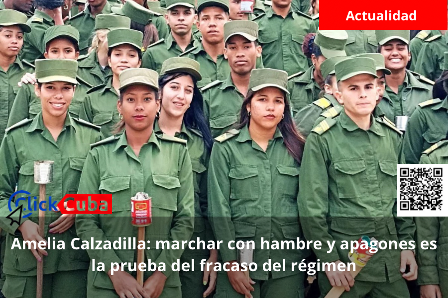 Amelia Calzadilla: marchar con hambre y apagones es la prueba del fracaso del&nbsp;régimen