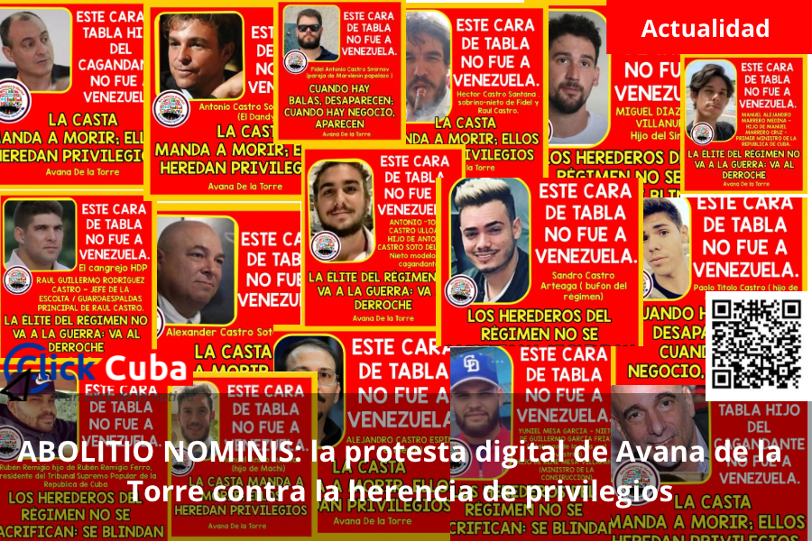 ABOLITIO NOMINIS: la protesta digital de Avana de la Torre contra la herencia de privilegios