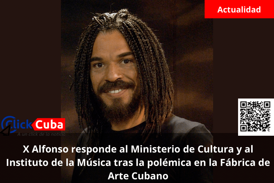 X Alfonso responde al Ministerio de Cultura y al Instituto de la Música tras la polémica en la Fábrica de Arte Cubano