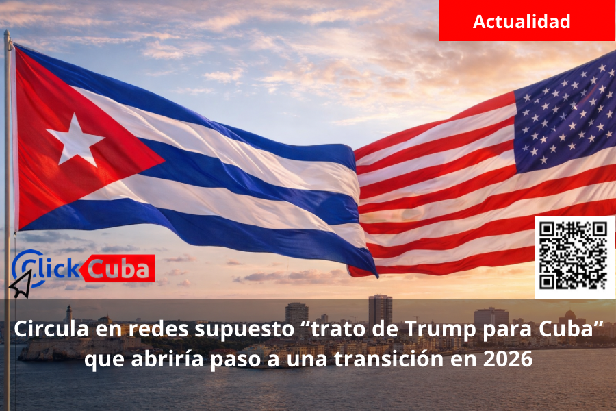 Circula en redes supuesto “trato de Trump para Cuba” que abriría paso a una transición en&nbsp;2026