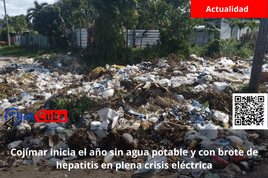 Cojímar inicia el año sin agua potable y con brote de hepatitis en plena crisis&nbsp;eléctrica