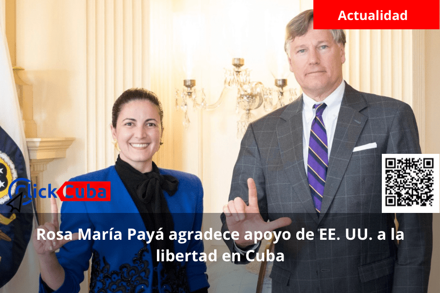 Rosa María Payá agradece apoyo de EE. UU. a la libertad en&nbsp;Cuba
