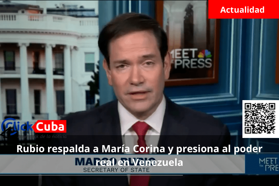 Rubio respalda a María Corina y presiona al poder real en&nbsp;Venezuela