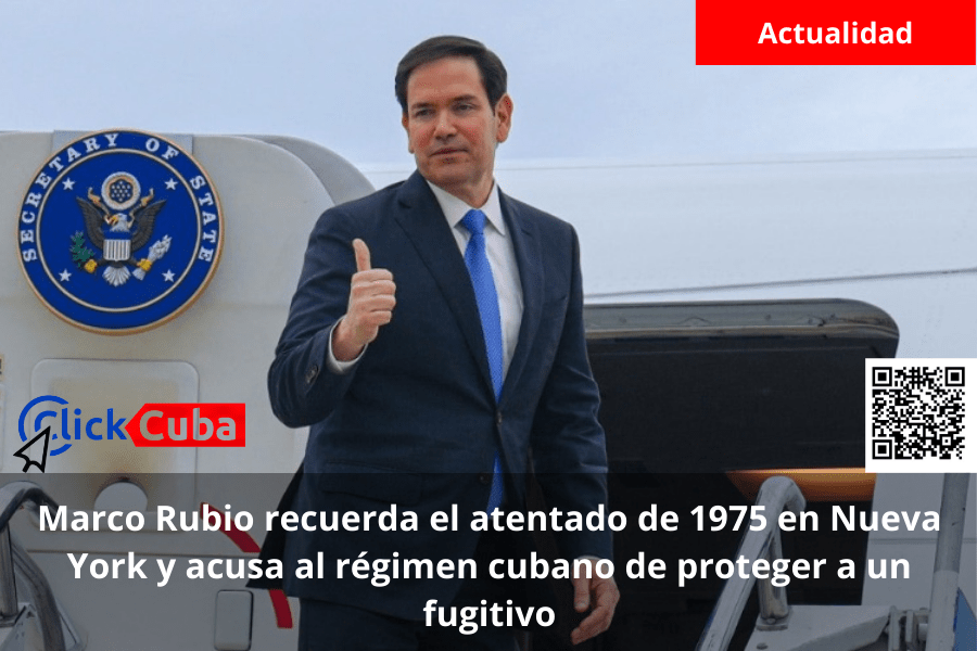 Marco Rubio recuerda el atentado de 1975 en Nueva York y acusa al régimen cubano de proteger a un&nbsp;fugitivo