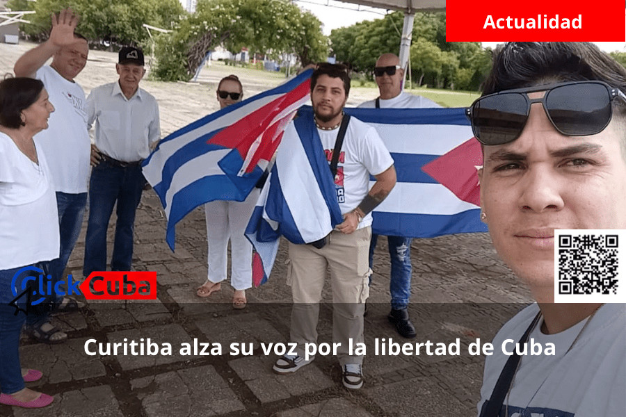 Curitiba alza su voz por la libertad de&nbsp;Cuba