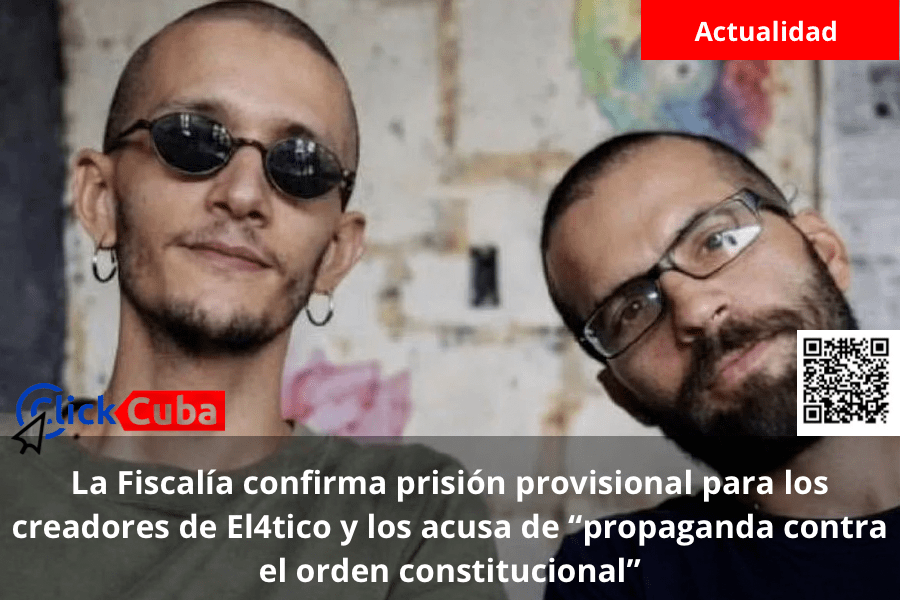La Fiscalía confirma prisión provisional para los creadores de El4tico y los acusa de “propaganda contra el orden constitucional”