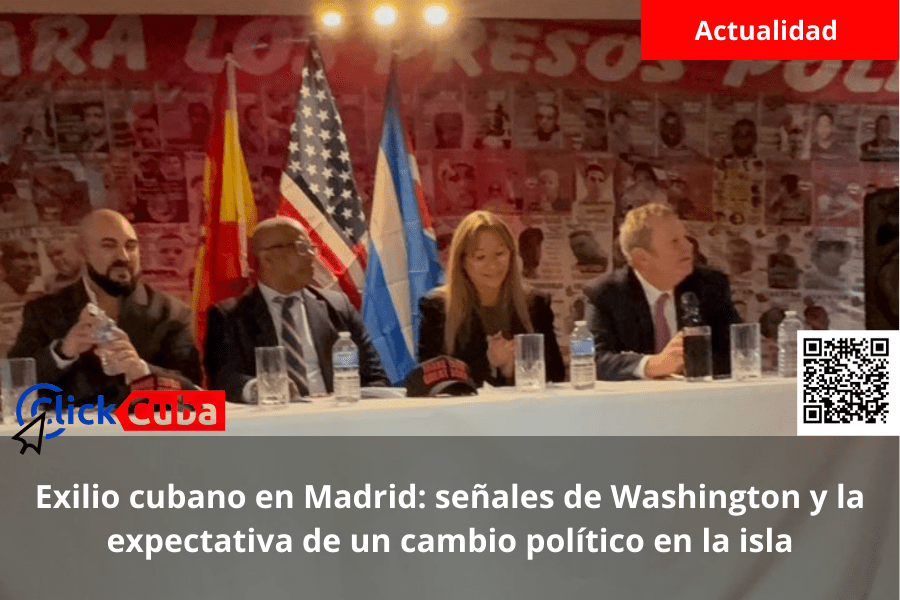 El exilio cubano en Madrid: señales de Washington y la expectativa de un cambio político en la&nbsp;isla