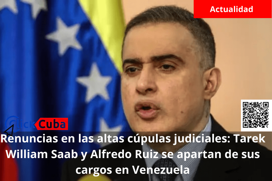 Renuncias en las altas cúpulas judiciales: Tarek William Saab y Alfredo Ruiz se apartan de sus cargos en Venezuela