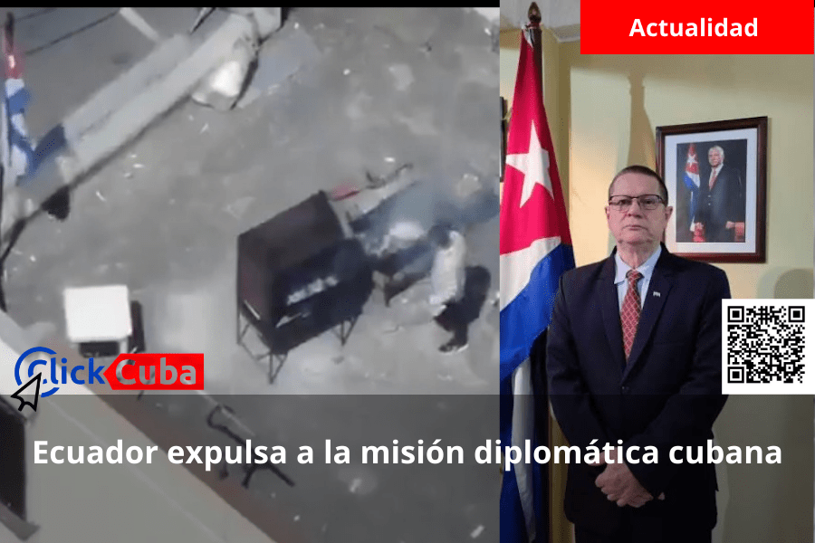 Ecuador expulsa a la misión diplomática&nbsp;cubana