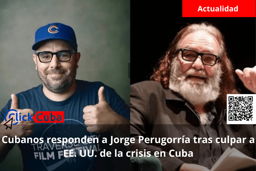 Cubanos responden a Jorge Perugorría tras culpar a EE. UU. de la crisis en&nbsp;Cuba
