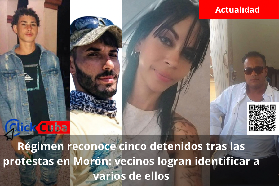 Régimen reconoce cinco detenidos tras las protestas en Morón: vecinos logran identificar a varios de ellos