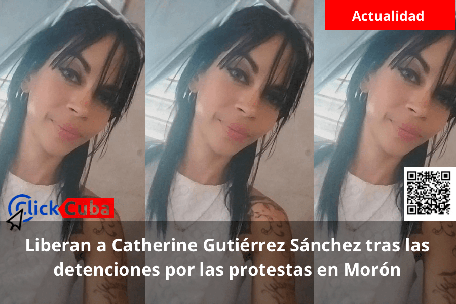 Liberan a Catherine Gutiérrez Sánchez tras las detenciones por las protestas en Morón