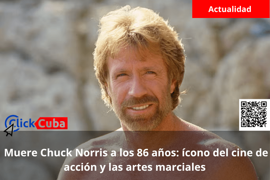 Muere Chuck Norris a los 86 años: ícono del cine de acción y las artes marciales