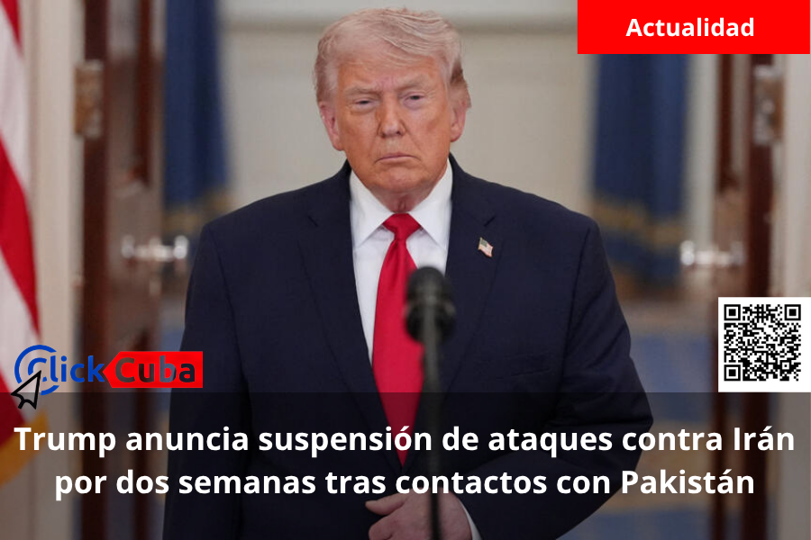 Trump anuncia suspensión de ataques contra Irán por dos semanas tras contactos con Pakistán