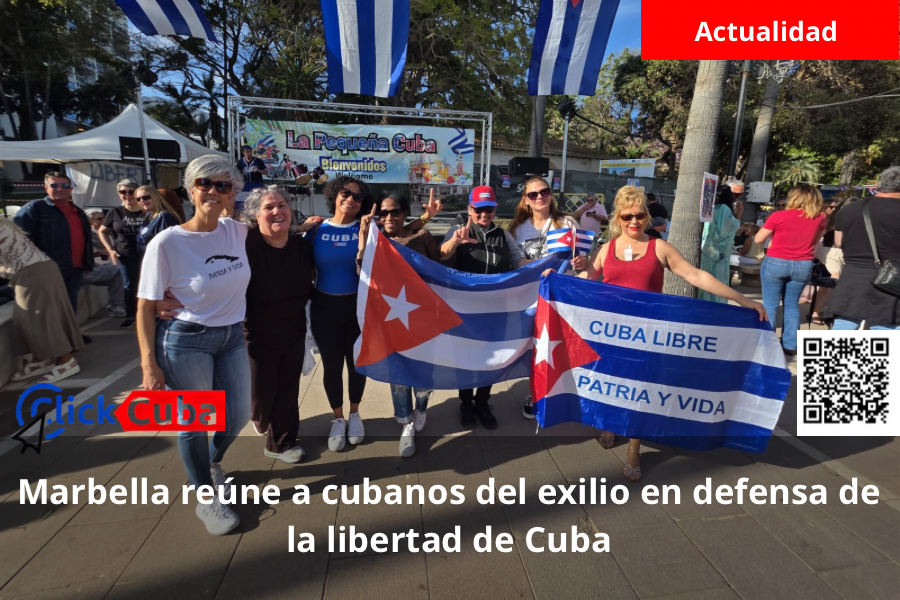 Marbella reúne a cubanos del exilio en defensa de la libertad de Cuba