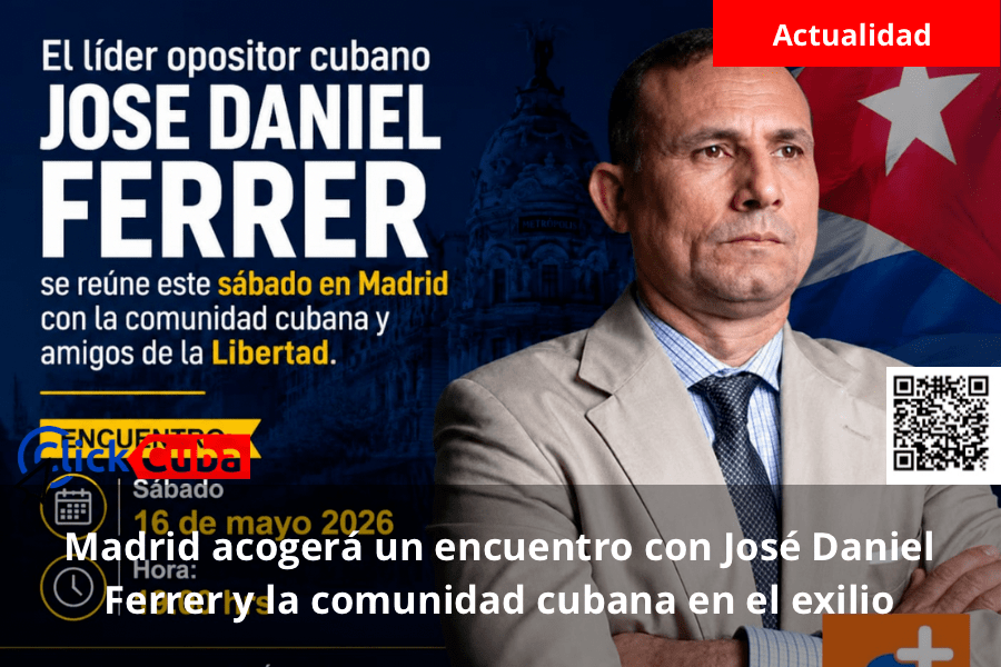 Madrid acogerá un encuentro con José Daniel Ferrer y la comunidad cubana en el&nbsp;exilio