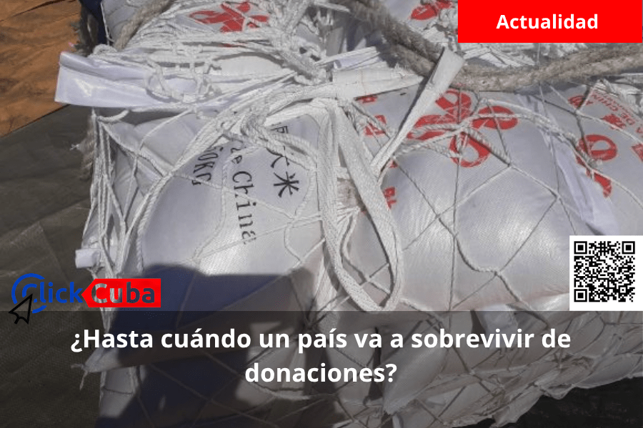 ¿Hasta cuándo un país va a sobrevivir de&nbsp;donaciones?