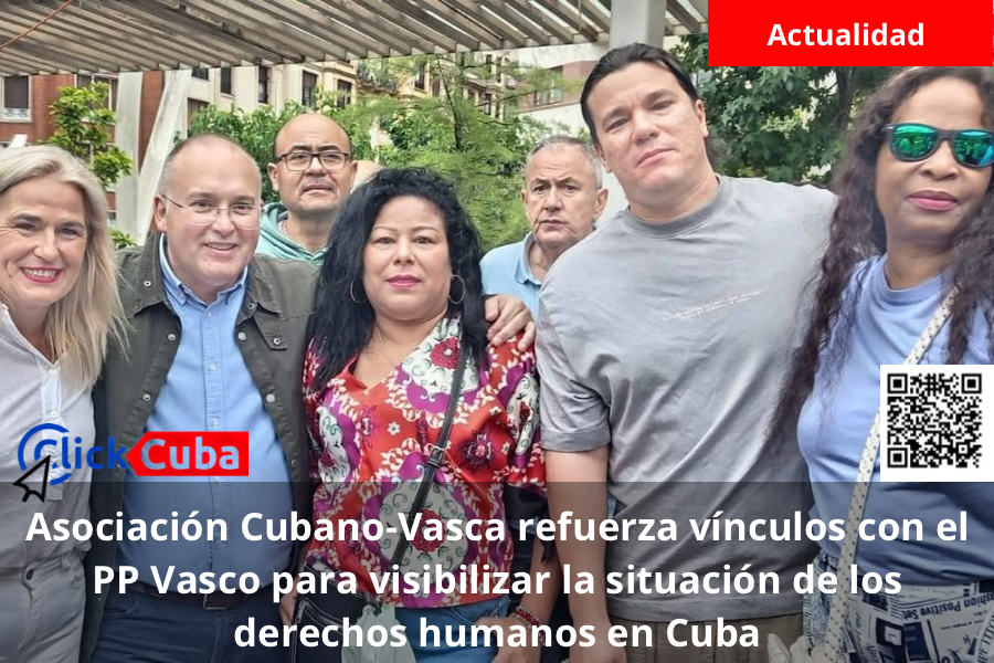 Asociación Cubano-Vasca refuerza vínculos con el PP Vasco para visibilizar la situación de los derechos humanos en&nbsp;Cuba