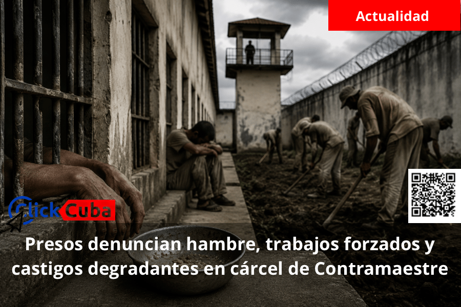 Presos denuncian hambre, trabajos forzados y castigos degradantes en cárcel de&nbsp;Contramaestre