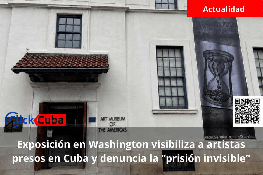 Exposición en Washington visibiliza a artistas presos en Cuba y denuncia la “prisión&nbsp;invisible”