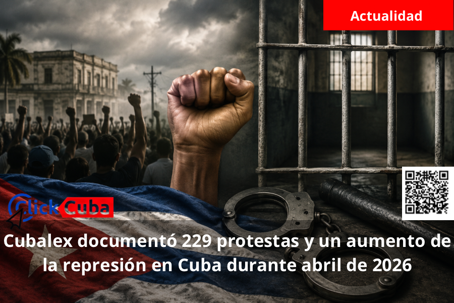 Cubalex documentó 229 protestas y un aumento de la represión en Cuba durante abril de 2026