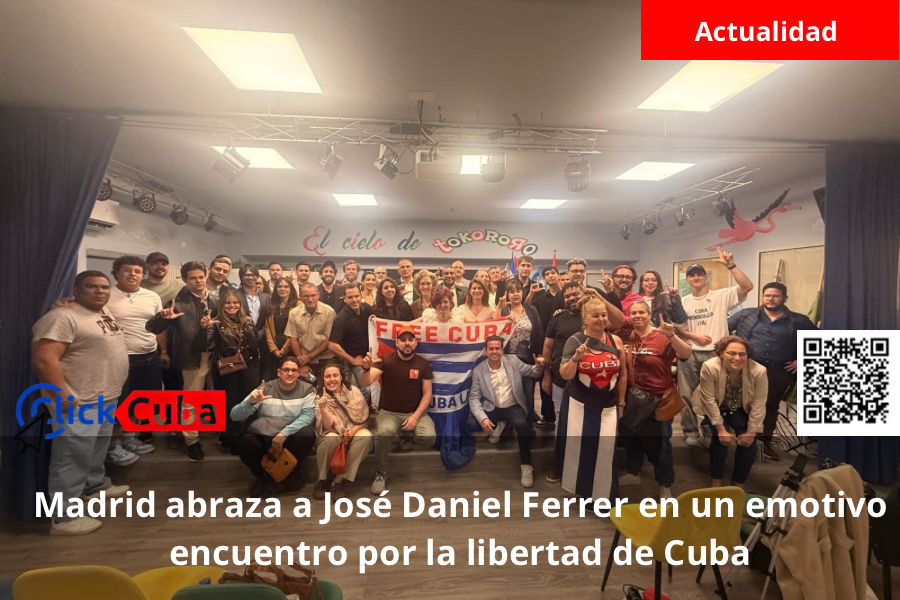 Madrid abraza a José Daniel Ferrer en un emotivo encuentro por la libertad de Cuba