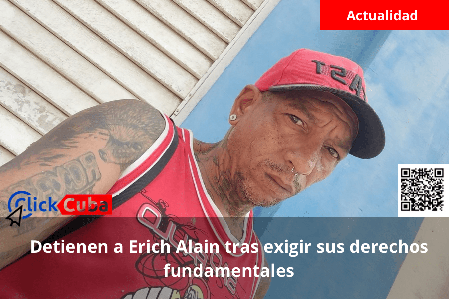 Detienen a Erich Alain tras exigir sus derechos fundamentales