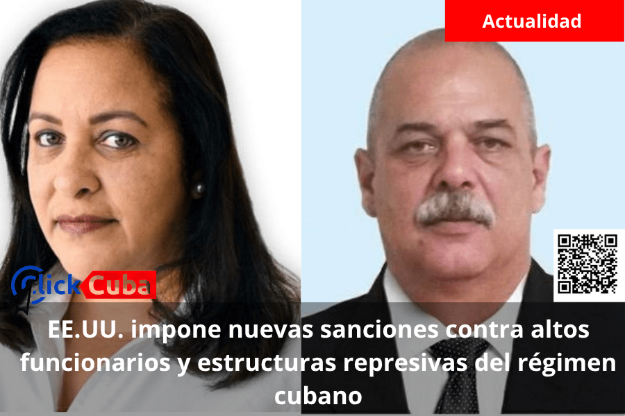EE.UU. impone nuevas sanciones contra altos funcionarios y estructuras represivas del régimen&nbsp;cubano